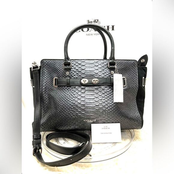 🆕🎁NWT! Coach Blake Carryall Satchel Handbag Gunmetal Msrp:$750.00 - Picture 1 of 13